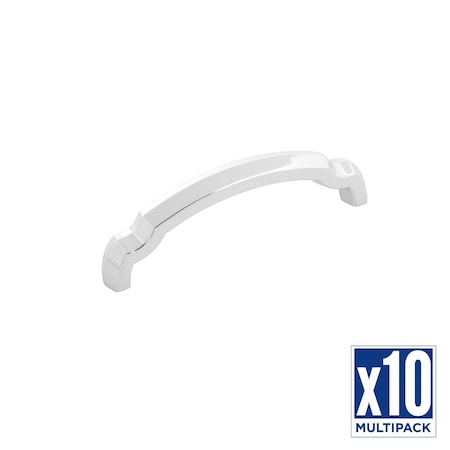 Hickory Hardware Pull 3-3/4 Inch (96mm) Center to Center, 10PK H077863CH-10B